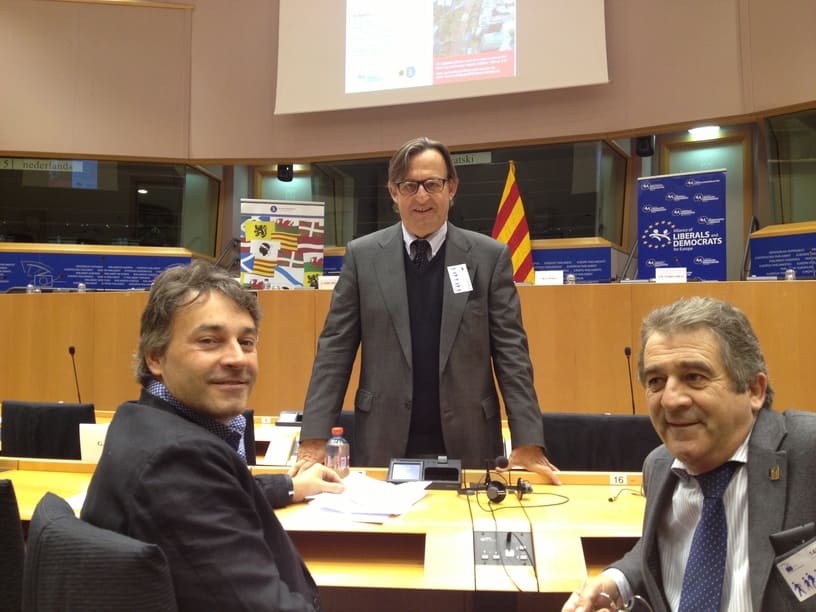 14 d’octubre de 2014. Brussel·les, Bèlgica. Visita al Parlament Europeu i participació al debat “The catalan referendum. Legal and democratic”