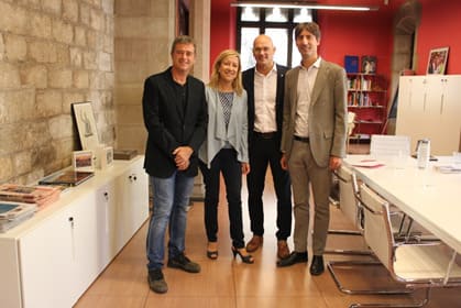 27 de setembre de 2016. Barcelona. Reunió amb el conseller d’Exteriors, Raül Romeva.