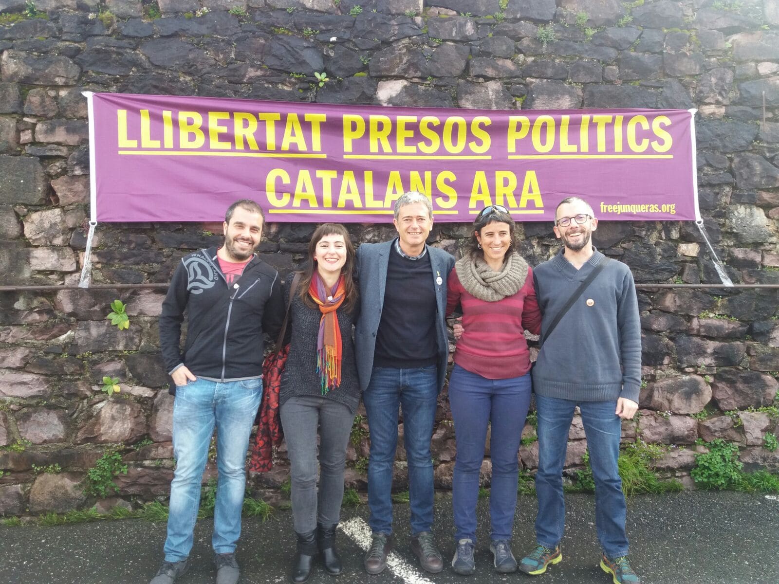 1 d’abril de 2018. Sant Joan de Peu de Port, País Basc francès. Celebració de l’Aberri Eguna convidats per l’associació municipalista Udalbiltza.